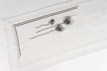 Ella Beyaz Runner 50x170