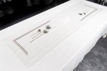 Ella Beyaz Runner 50x170