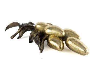 Gold Mango Resin Duvar Dekoru 44x23x10cm