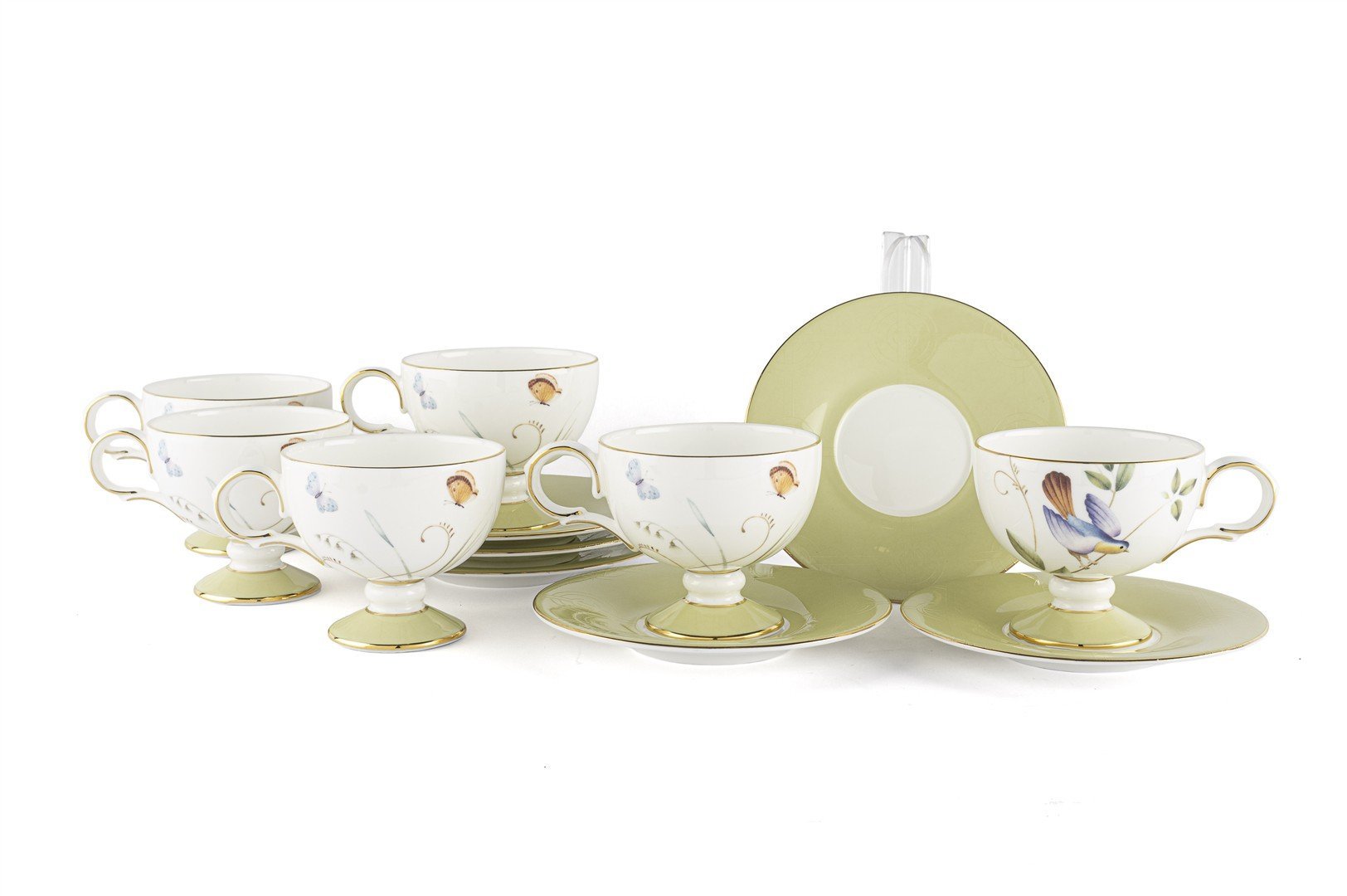 Green Garden 6lı Kahve Fincan Seti 90cc