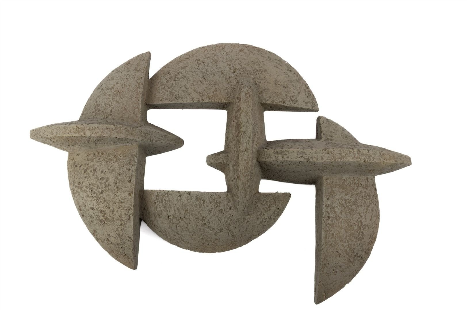 Gri Taş Resin Duvar Dekoru 55x10x83cm