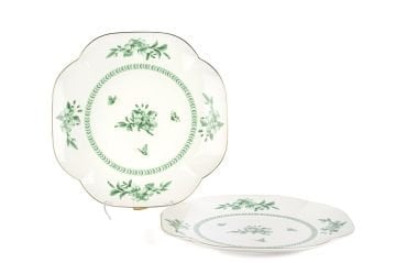 Leaf Elegance 2li Servis Tabağı 25cm