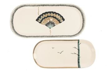 Grace 2li Oval Servis Tabağı 42cm + 34cm