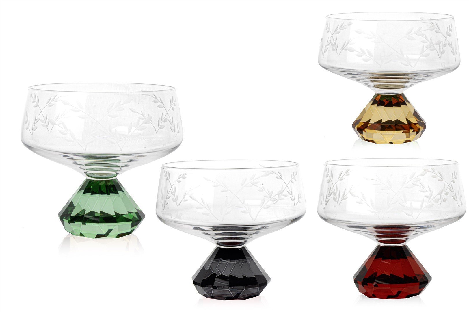 Bonny 4lü Renkli Ayaklı Dondurmalık