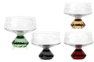 Bonny 4lü Renkli Ayaklı Dondurmalık