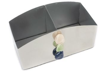 Gümüş Siyah Çatal Bıçaklık 22x11x12cm