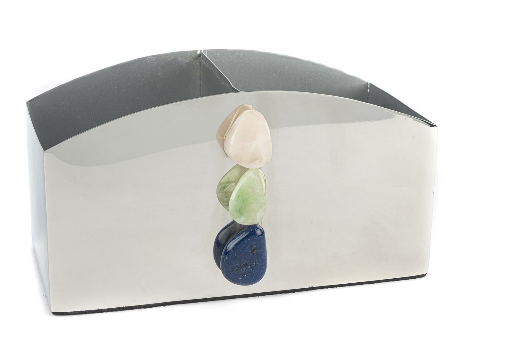 Gümüş Siyah Çatal Bıçaklık 22x11x12cm