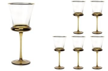 Roxy 6lı Kahverengi Kadeh