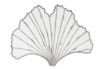 Ginko beyaz gümüş 6lı amerikan servs 40x50cm