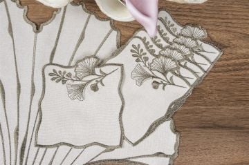 Ginko bej altın 6lı bardak atlıgı