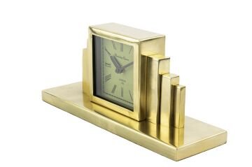Gold Metal Masa Saati 34x10x15cm