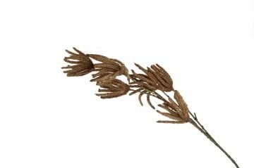 Pembe Tüylü Yapay Çiçek 90cm