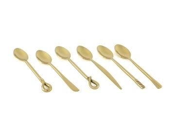 Gold 6lı Asorti Kaşık Seti