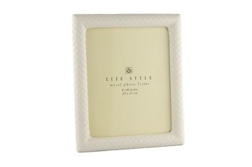 Krem Deri Çerçeve 20x25cm