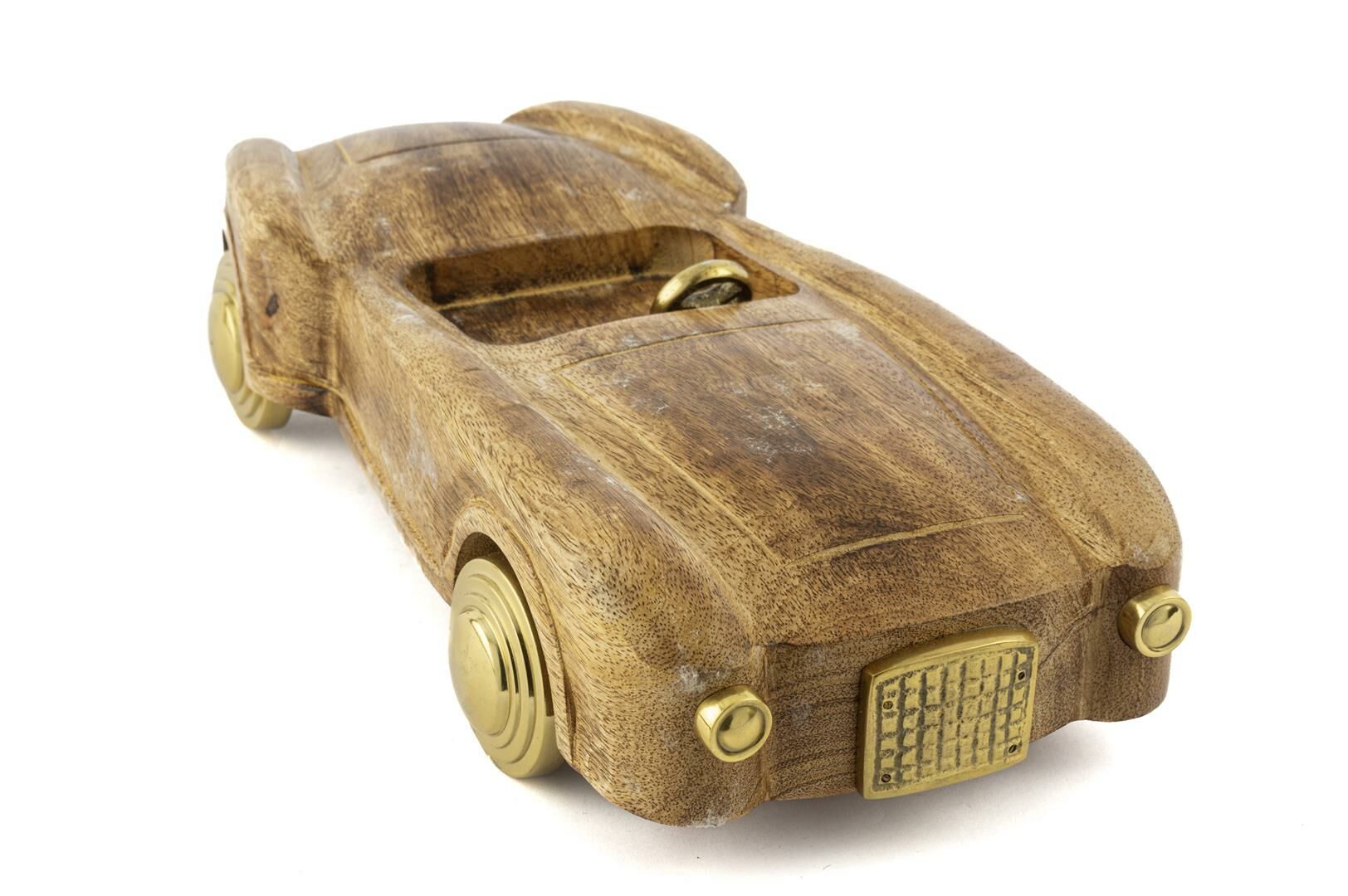 Ahşap Klasik Dekor Araba 33x15x7cm