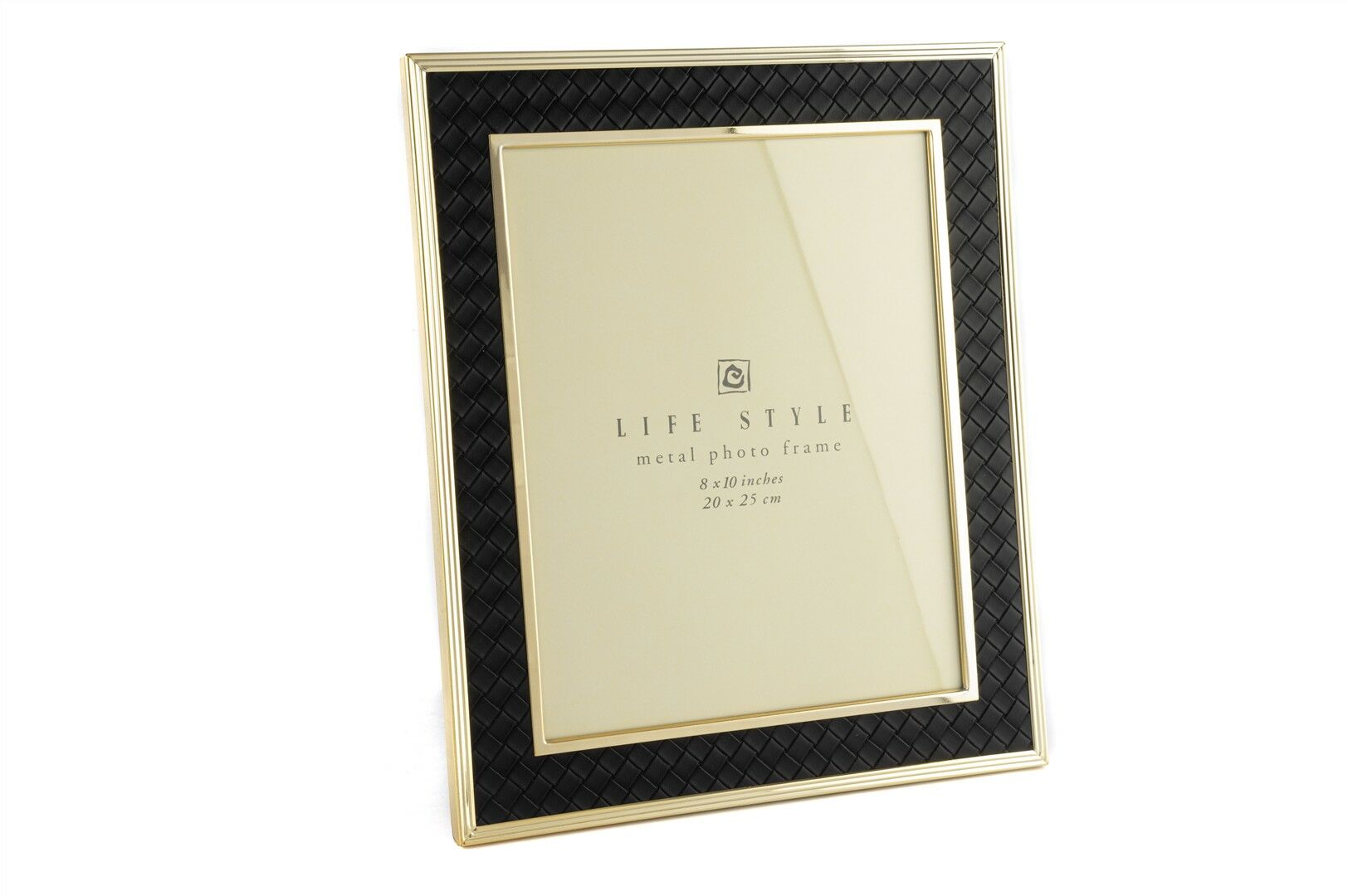 Siyah Gold Deri Çerçeve 20x25cm