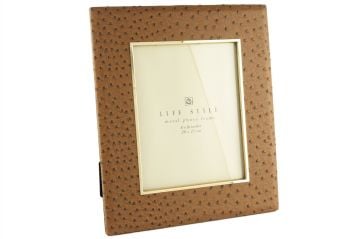 Tarçın Gümüş Deri Çerçeve 20x25cm