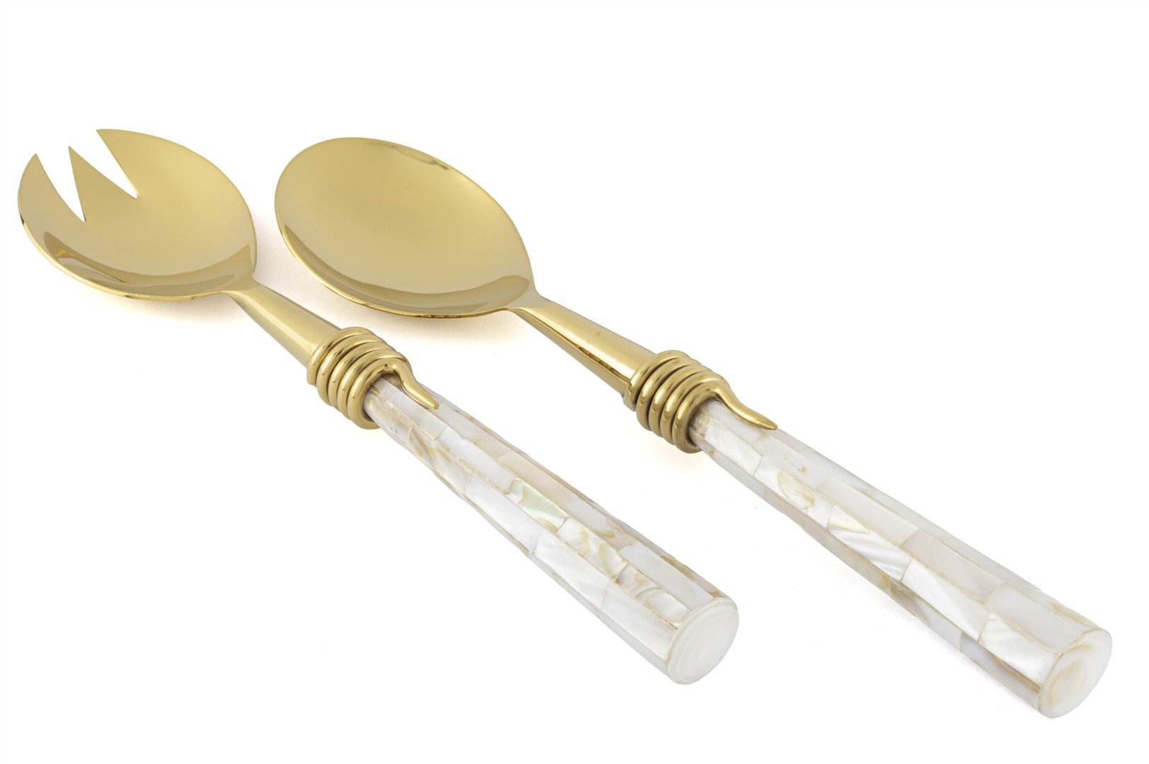 Gold Sedefli Salata Servis Set