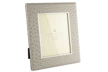 Vizon Gümüş Deri Çerçeve 20x25cm