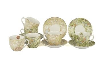 Lily Grace 6lı Asorti Kahve Fincan Seti 90cc