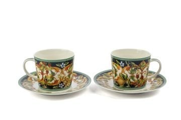 Capri Flora 2li Çay Fincan Seti 220cc