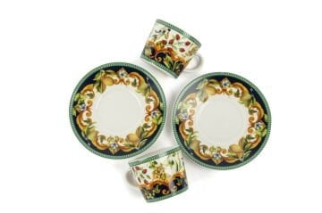 Capri Flora 2li Kahve Fincan Seti 90cc