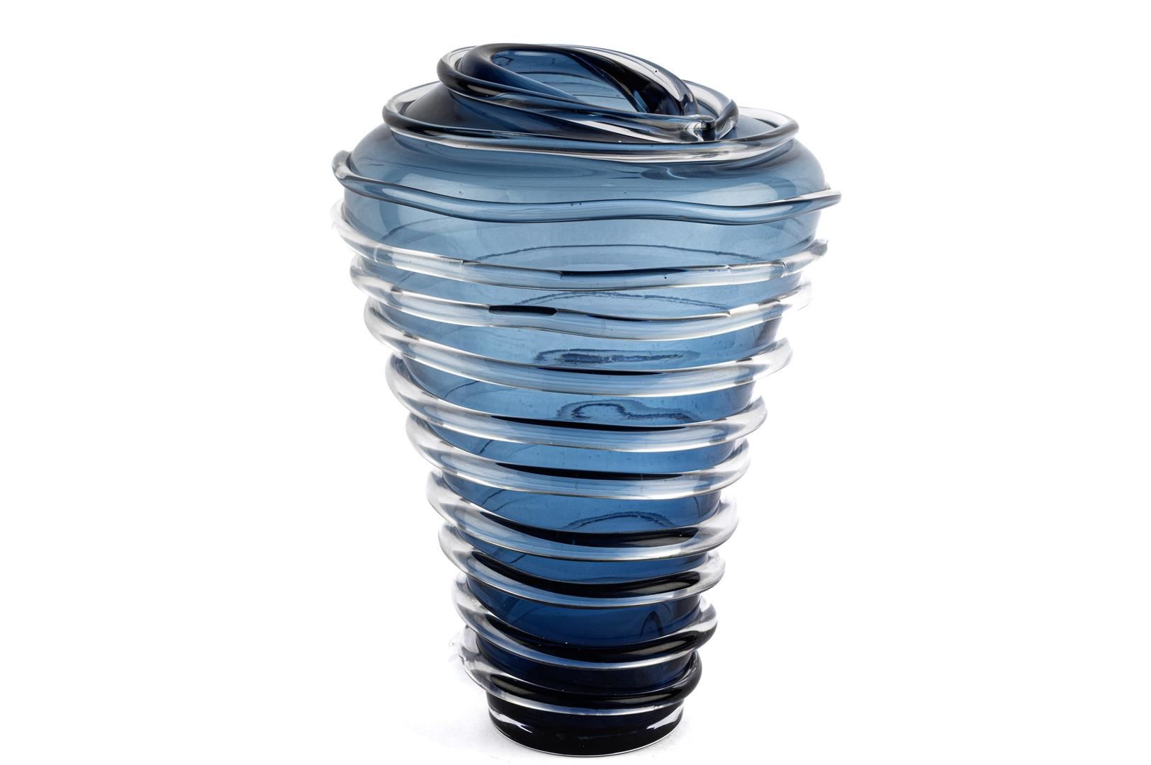 Twine Mavi Cam Vazo 30x37cm