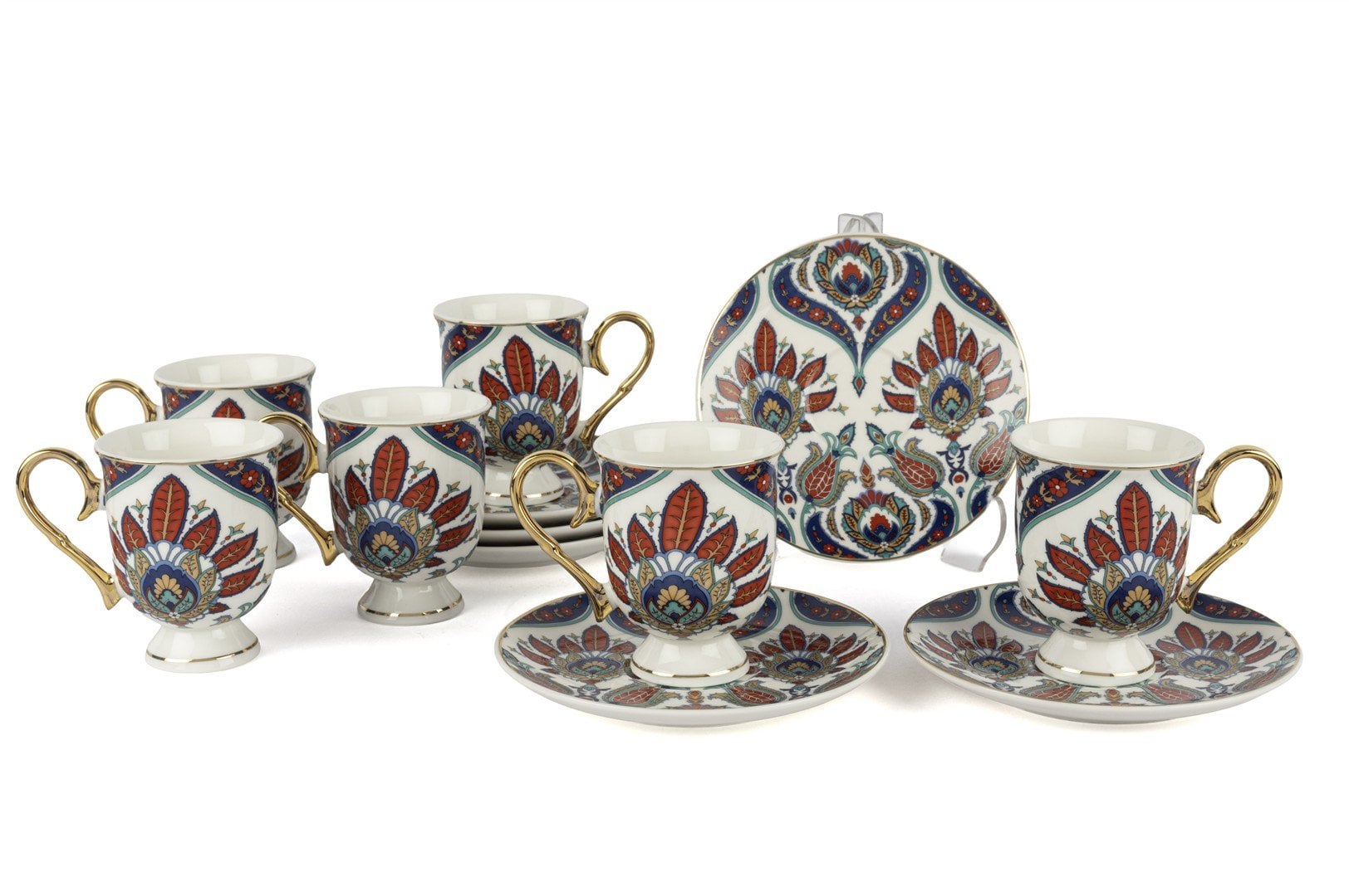 Royal Ikat 6lı Kahve Fincan Seti 90ml