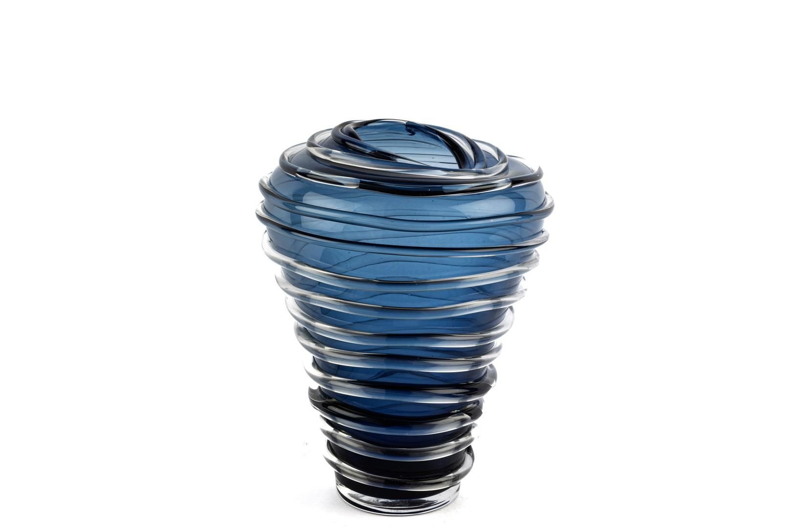 Twine Mavi Cam Vazo 24x30cm