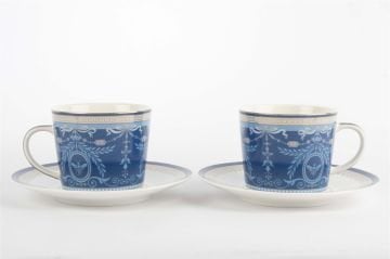 Blue Harmony 2li Çay Fincan Seti 220cc