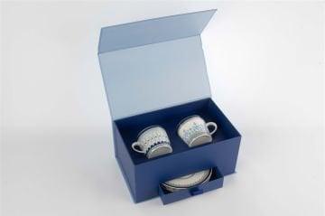 Blue Harmony 2li Kahve Fincan Seti 90cc