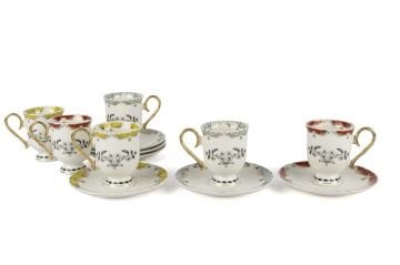 Toscana Rim 3Asorti 6lı Kahve Fincan Seti 90ml