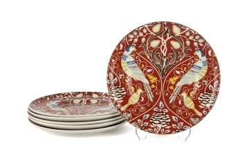 Phoenix Red 6lı Tatlı Tabağı 21cm