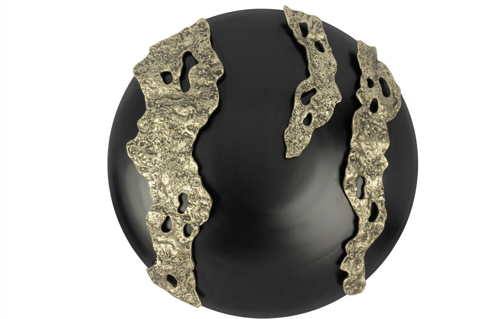 Siyah Gold Byk Metal Duvar Dekoru 53cm