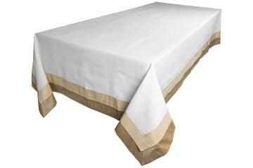 Eliz beyaz 180x280 masa örtüsü