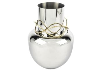 Gümüş Vazo 23x30cm