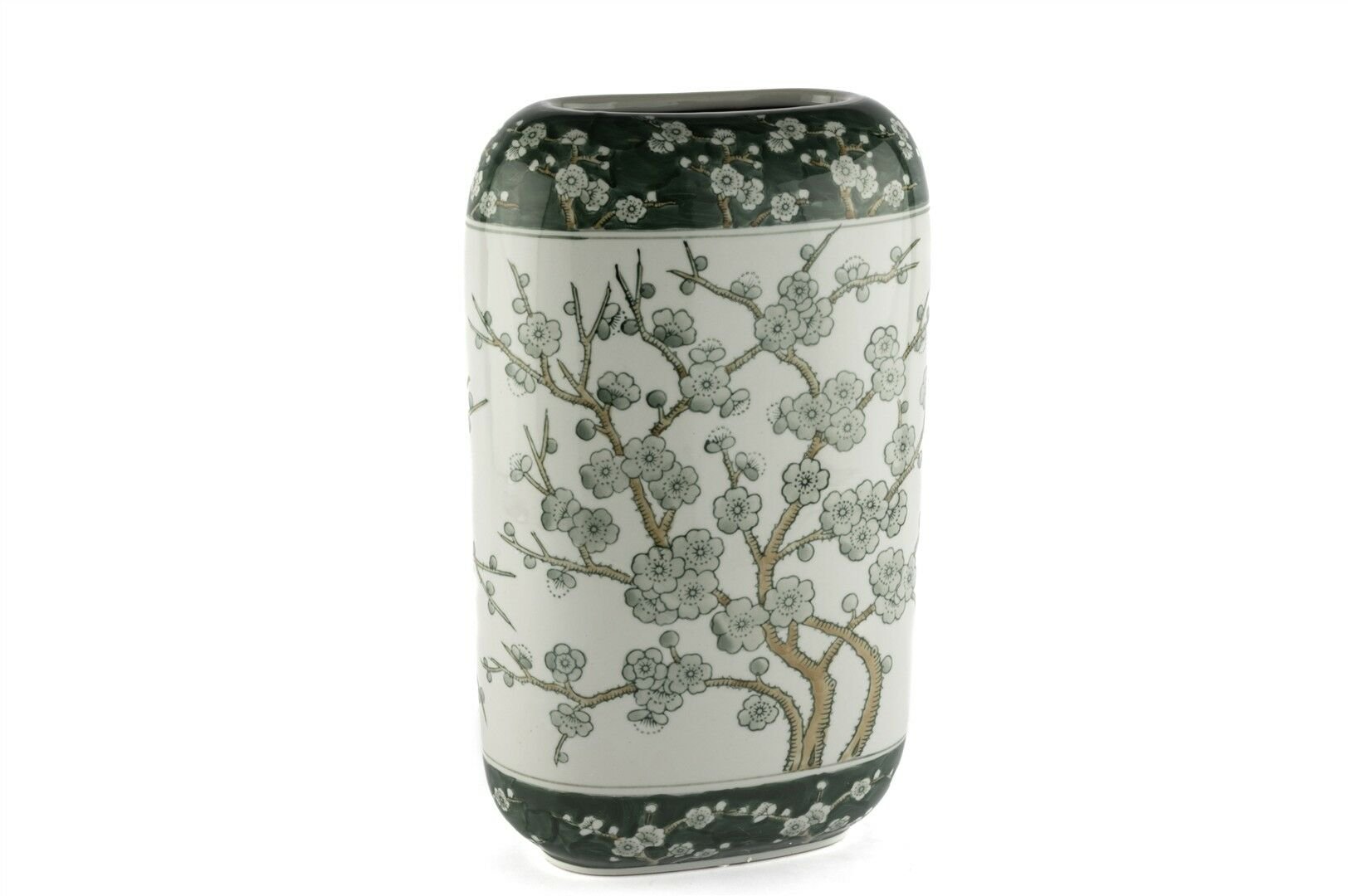 Yeşil Bahar Dalı Vazo 23x14x37cm