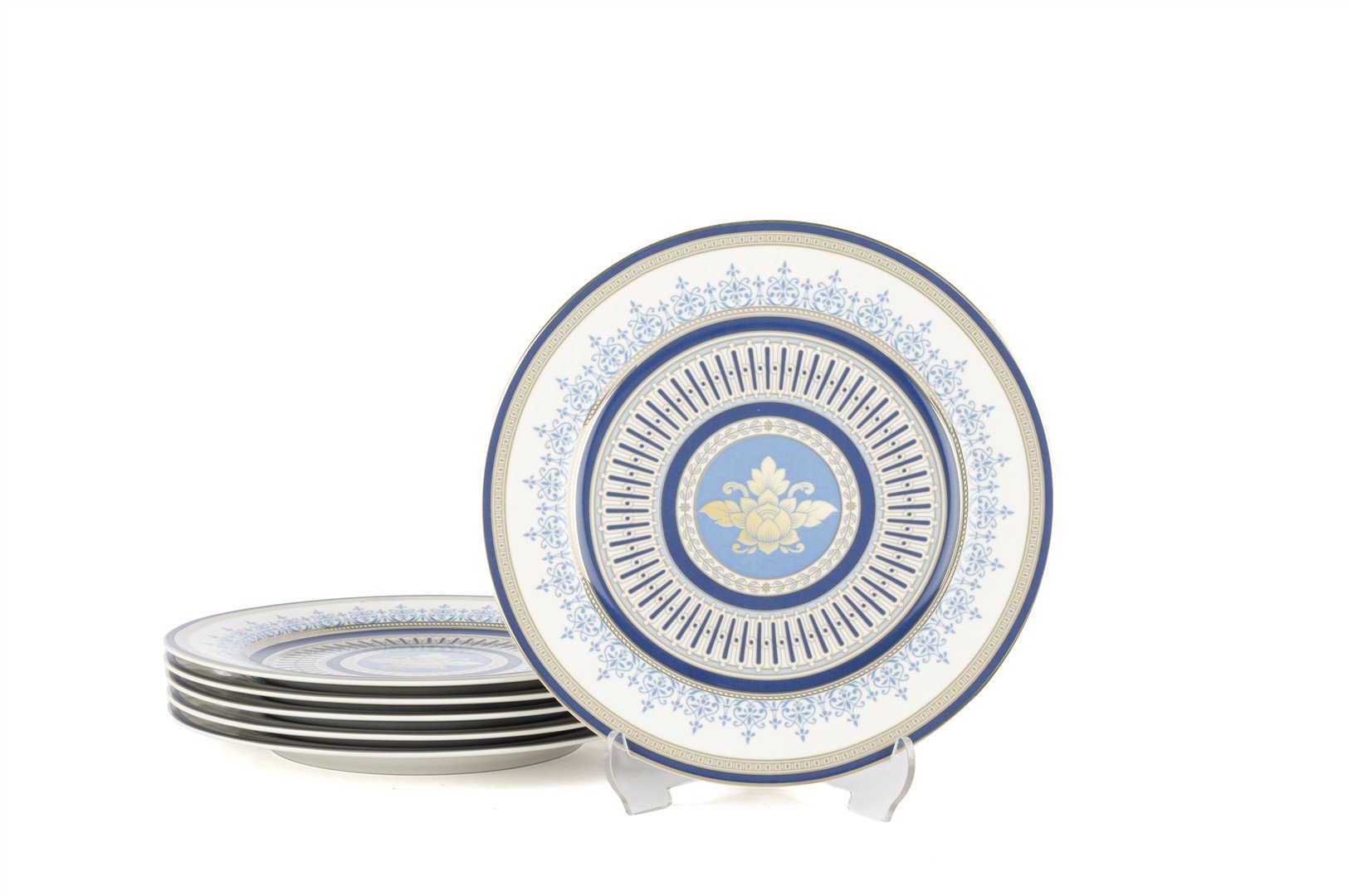 Blue Harmony 6lı Tatlı Tabağı 19cm