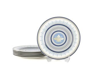 Blue Harmony 6lı Tatlı Tabağı 19cm