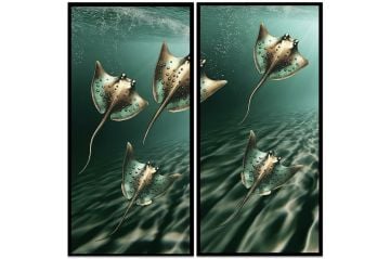 Pastinaca 2li Tablo 65x125cm