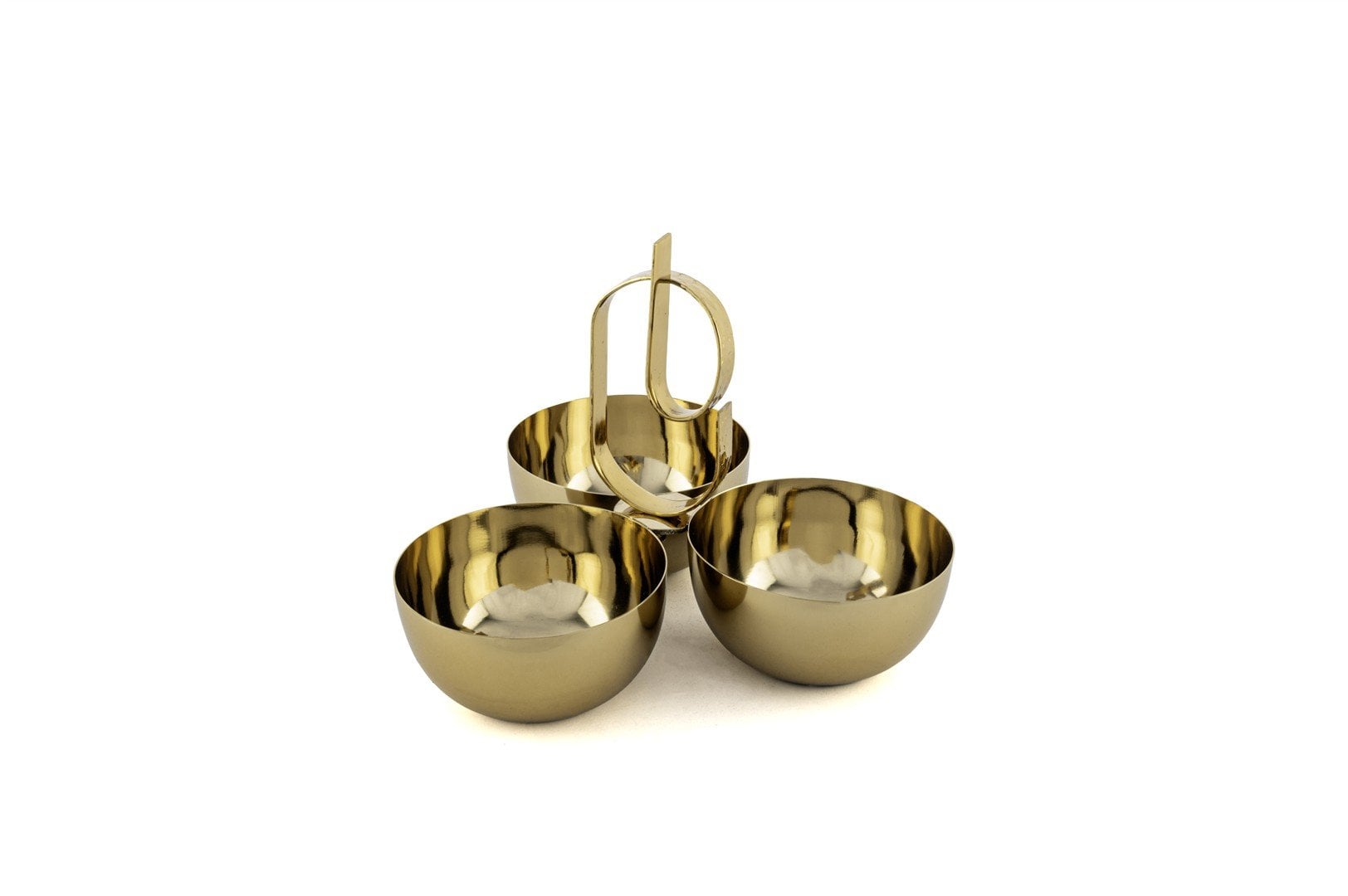Gold 3lü Çerezlik 21x17cm