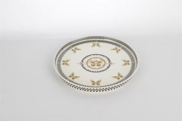 Monarch Siyah Beyaz 6lı Tatlı Tabağı 19cm