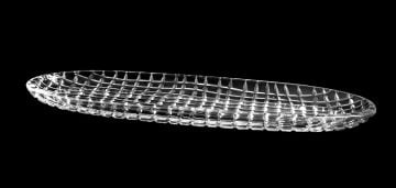 Oval Cam Servis Tabak 50x16x3cm