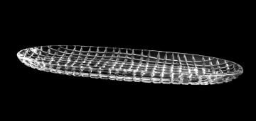 Oval Cam Servis Tabak 50x16x3cm