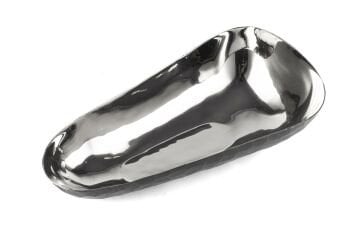Gümüş Siyah Dekoratif  Kase 34x18x9cm
