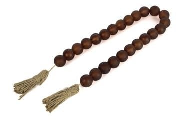 Kırmızı Cam Boncuk Dek Obje 77cm