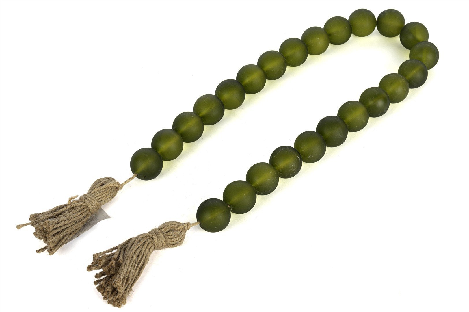 Yeşil Cam Boncuk Dek Obje 77cm