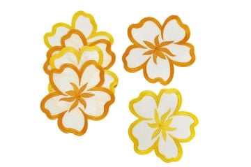 Betty 6lı Bardak Altı TuruncuSarı