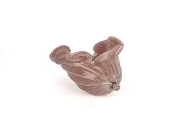 Pink Deniz Kabuğu Cam Dek Obje 18x23x14cm