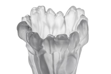 Buzlu Cam Vazo 22x22x32cm